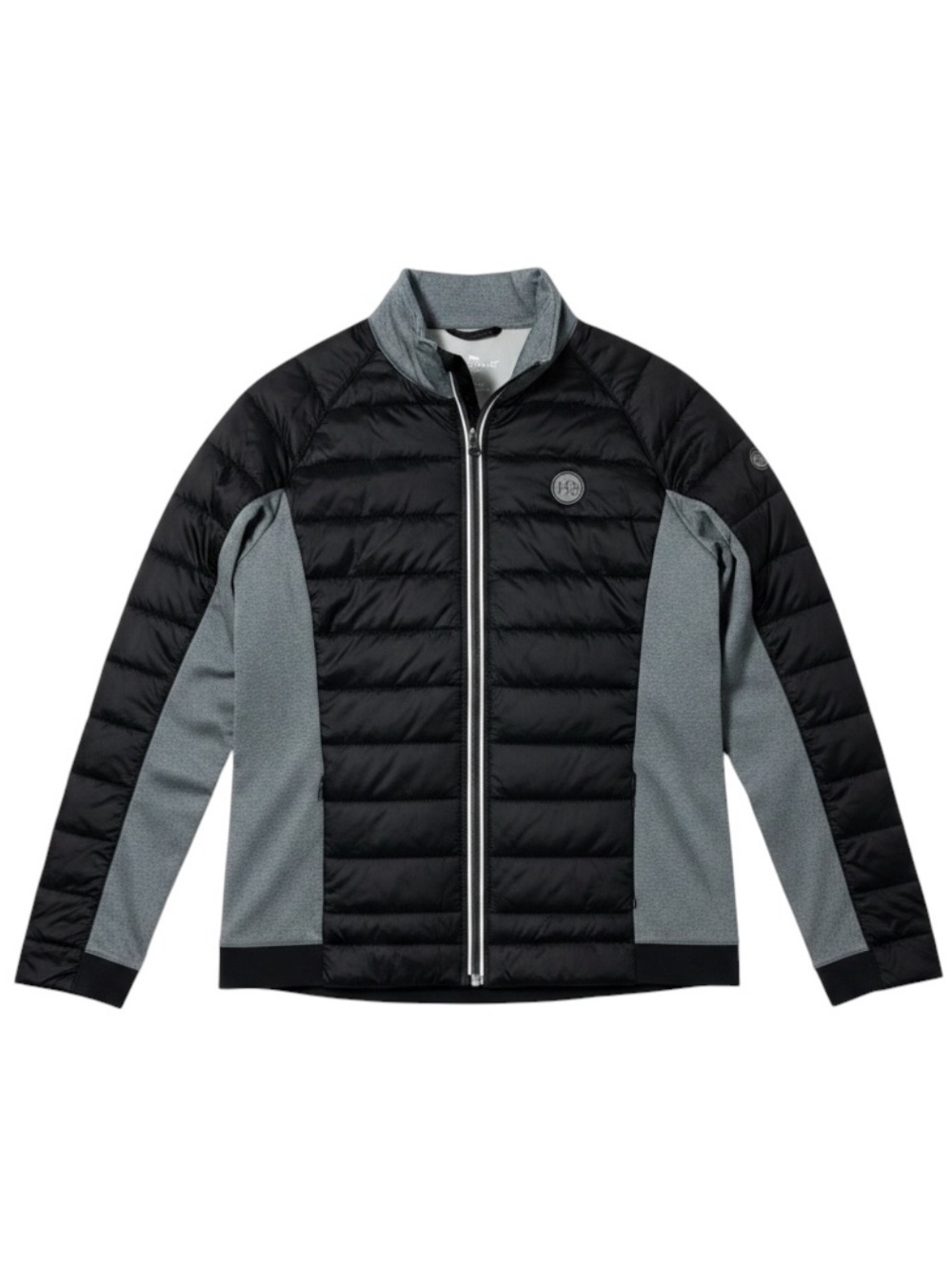 Horseware Ireland Ona Ladies Hybrid Jacket Black Gray Size 10 Technical Padded